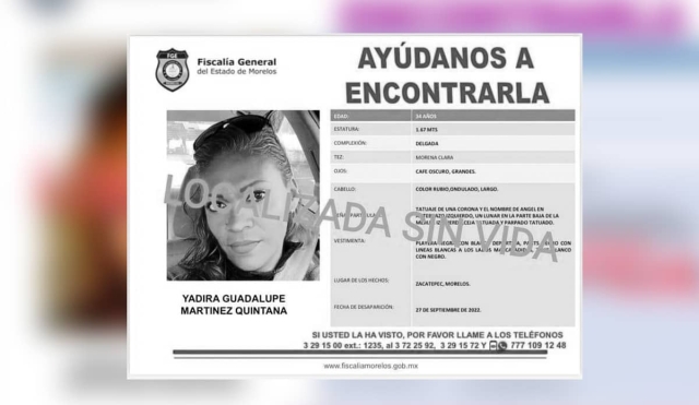 Confirman muerte de policía de Zacatepec que estaba desaparecida