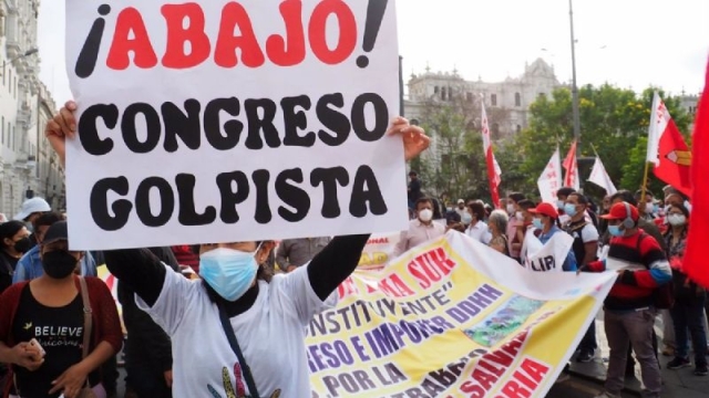 Movilizaciones y protestas en Perú exigen la liberación de Castillo y el cierre del Congreso
