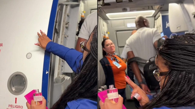 Pasajera unge su avión con aceite bendito y se vuelve viral