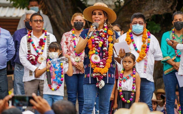 Evelyn Salgado, cierra mítines en Guerrero.