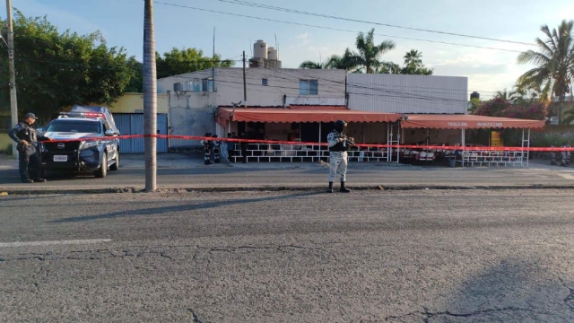 La agresión sólo causó daños materiales.