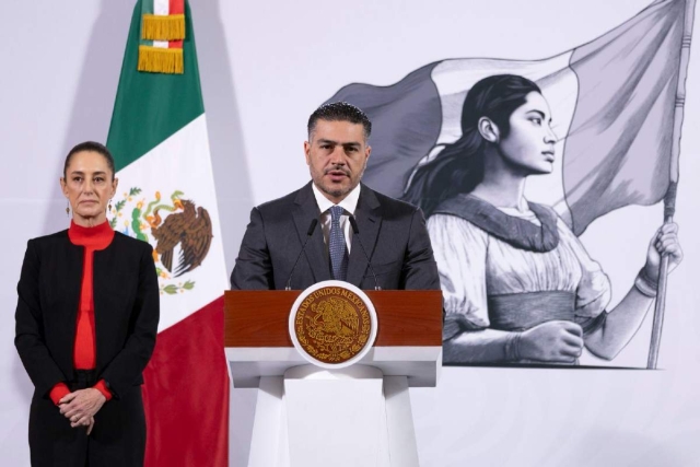 La presidenta de México, Claudia Sheinbaum, y el secretario de Seguridad y Protección Ciudadana, Omar García Harfuch, reafirmaron que la Estrategia Nacional de Seguridad busca pacificar al país.