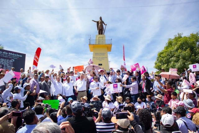 Ebrard inicia gira nacional en Tlaxcala