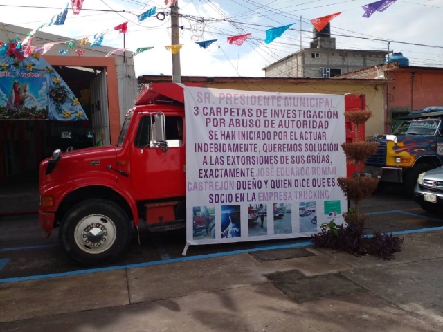 Transportistas acusaron de extorsión, abuso de autoridad e incluso de robo a la Dirección de Tránsito de Zacatepec por infraccionar y llevar un vehículo al corralón.