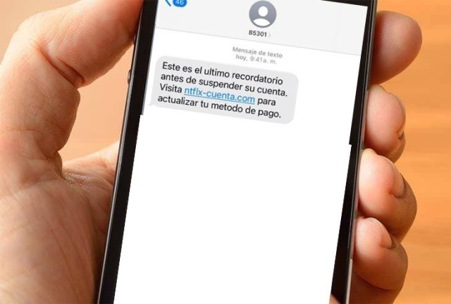 Nueva estafa por SMS pone en riesgo las cuentas de Netflix