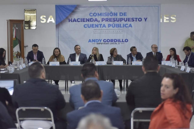 La presidenta de la Comisión de Hacienda, Andrea Gordillo, pidió al fiscal general mayores resultados en la procuración de justicia.  