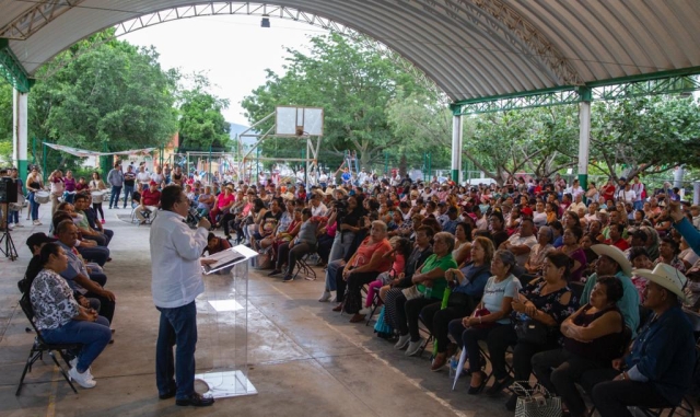 Víctor Mercado y la comunidad de Bonifacio García de Tlaltizapán consolidan la 4T con igualdad y justicia