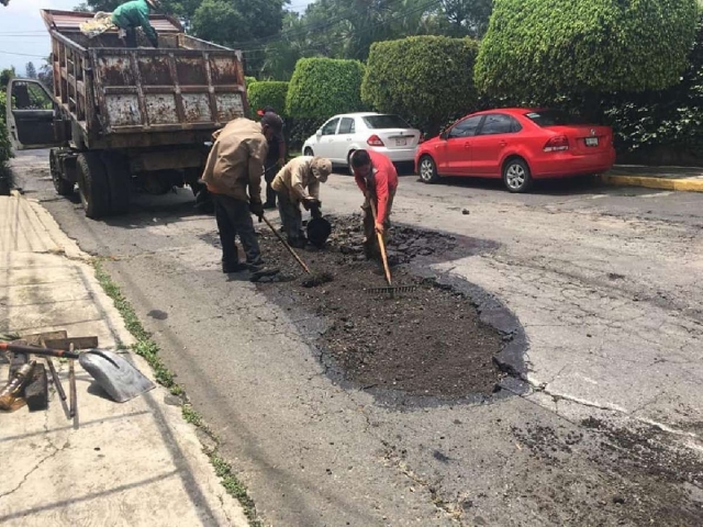 Daños severos en calles de Cuernavaca por las lluvias
