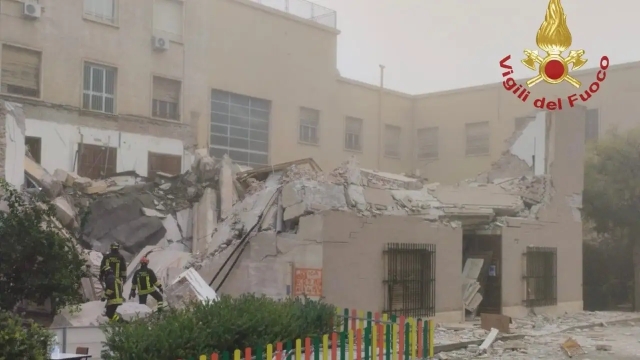 Se derrumba un edificio de la Universidad italiana de Cagliari
