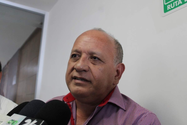 Joel Sánchez, dirigente del SNTE Morelos. 