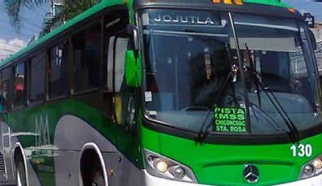 Los autobuses de la línea “Verdes de Morelos” son asaltados constantemente.