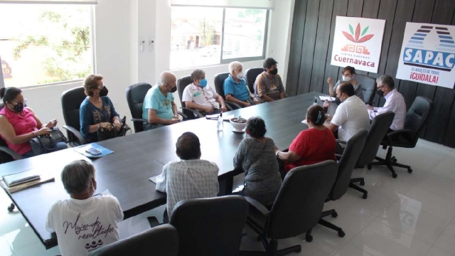 SAPAC escucha y atiende peticiones de trabajadores jubilados del organismo