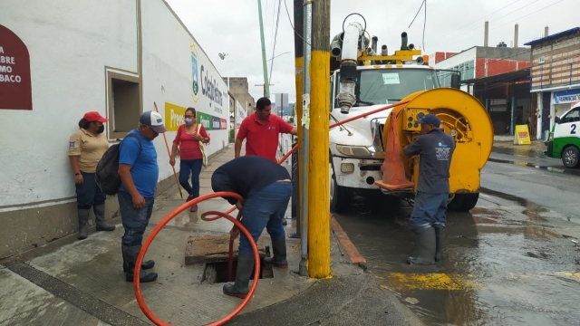 Realiza Gobierno de Morelos acciones de limpieza en municipios afectados por lluvias