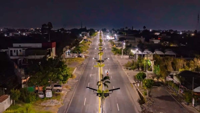 Las luminarias cuentan con tecnología LED solar.