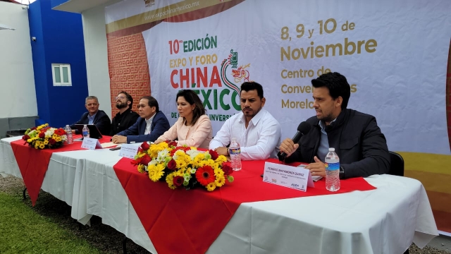 Morelos será sede de la décima edición de la Expo y Foro China México de Comercio e Inversión