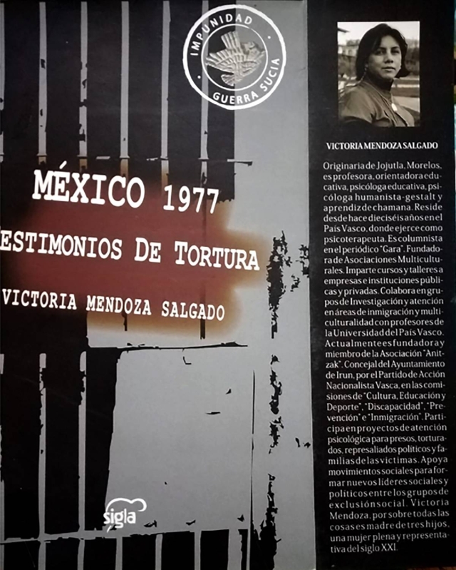 Libro Testimonios de Tortura... México 77.