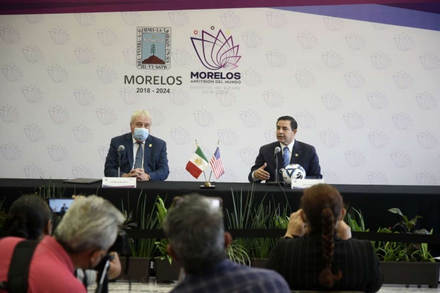 El legislador ofreció una conferencia de prensa con el Jefe de la Oficina de la Gubernatura José Manuel Sanz.
