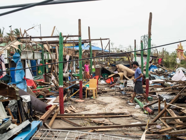 El paso del ciclón Mocha por Asia dejó al menos 145 muertos