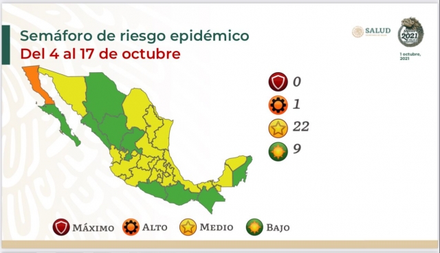 Morelos regresa a semáforo amarillo