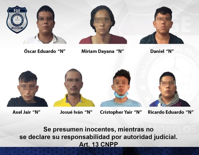 Vinculados a proceso siete detenidos por asalto a restaurante en Tequesquitengo