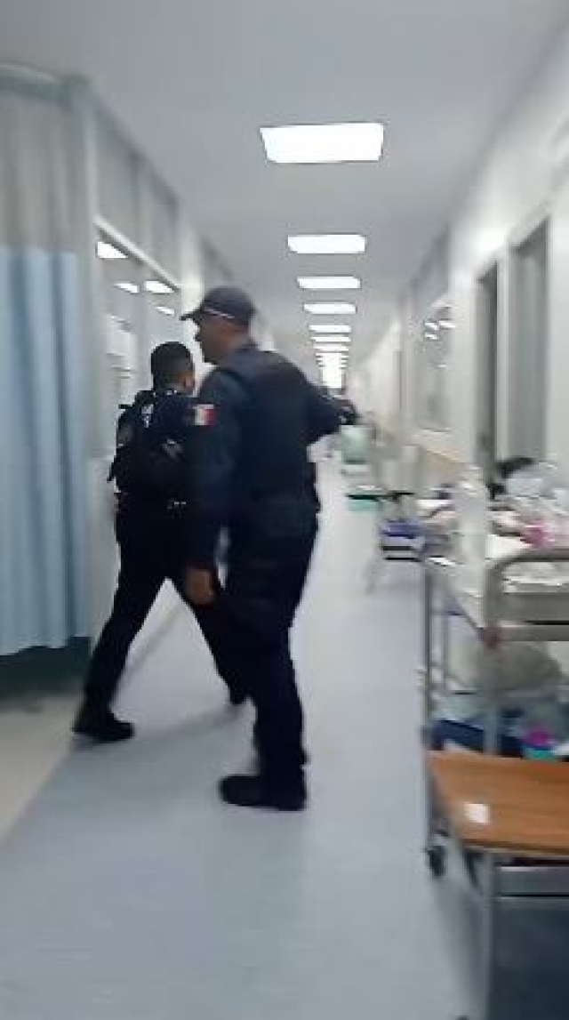 Operativo de búsqueda al interior de hospital del IMSS, tras disparos al exterior