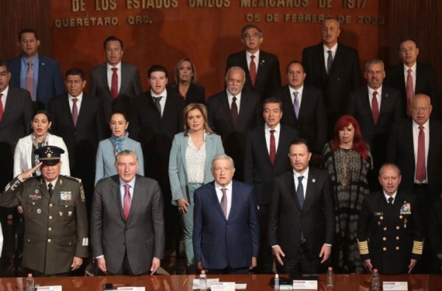 AMLO, Santiago Creel y Norma Piña se confrontan durante el festejo a la Constitución