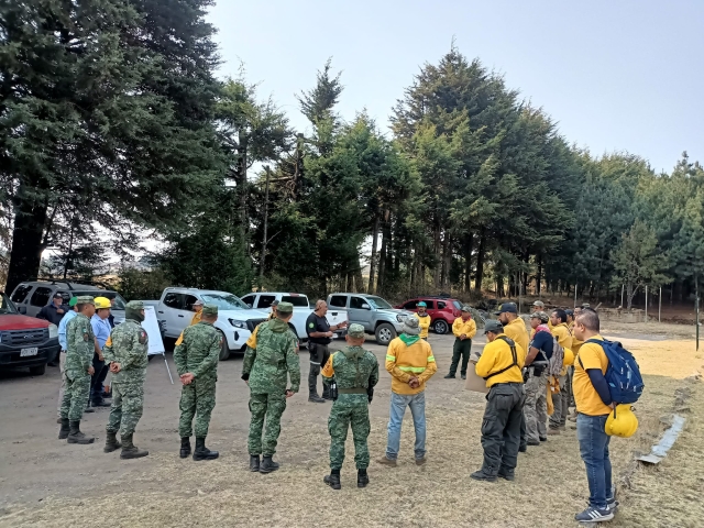 Reanudó EEMI atención integral del incendio forestal &#039;Lechuguillas&#039; en Huitzilac