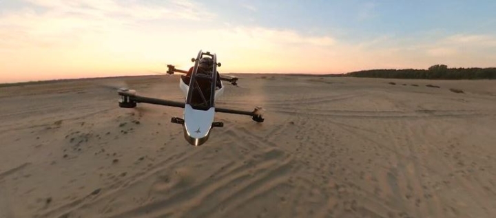 Crean vehículo volador muy parecido a las naves de Star Wars