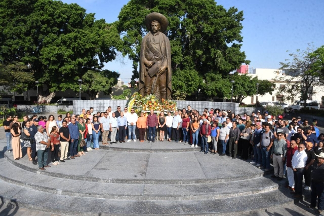 Homenaje en Cuautla: 105 aniversario del general Emiliano Zapata