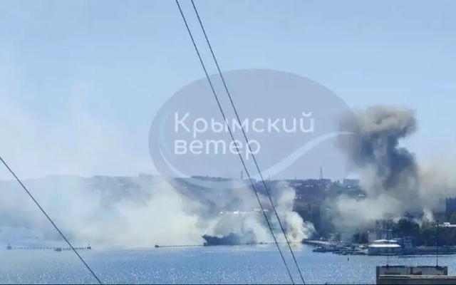 Ucrania ataca cuartel general de la Flota del mar Negro