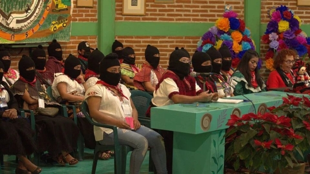 Mujeres indígenas del EZLN critican las reformas de Claudia Sheinbaum