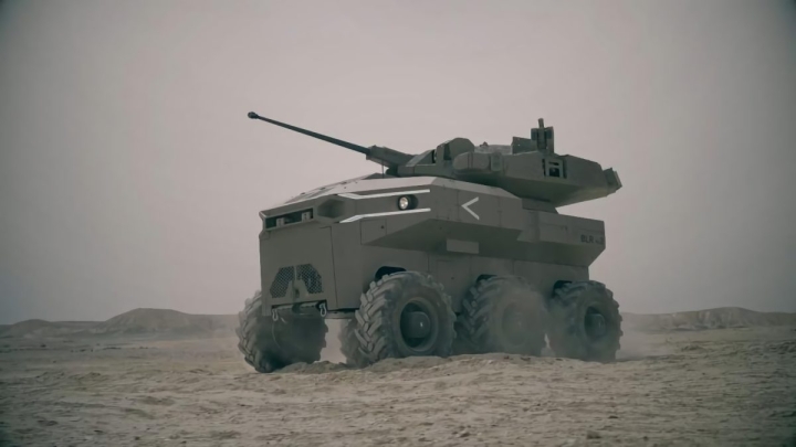 Israel prepara la guerra del futuro con un tanque 100% autónomo que también lanza drones