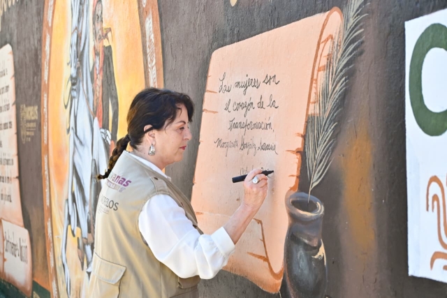 Inaugura Margarita González Saravia 'Biosenderos de Paz y Buen Vivir' en Cuautla