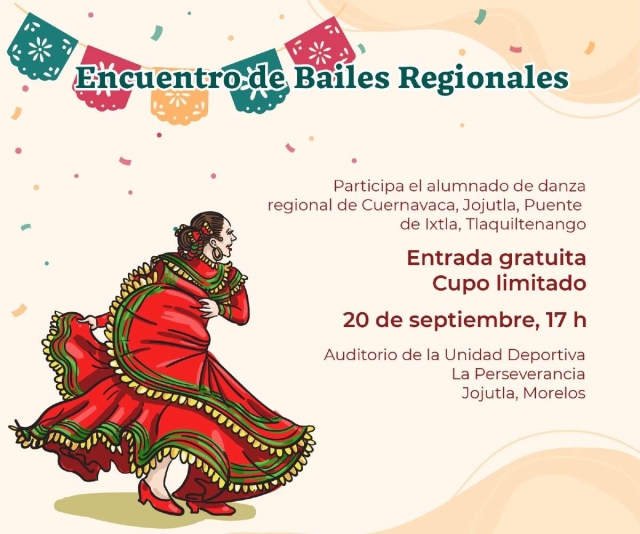 Realizará ISSSTE Encuentro de Bailes Regionales en Jojutla