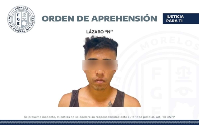 Elementos de la Agencia de Investigación Criminal (AIC) lograron la captura del presunto responsable, que espera que un juez determine su situación jurídica.
