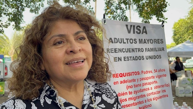 Aurora Morales Gil, presidenta del Club de Migrantes Chinelos de Morelos en Nueva York.