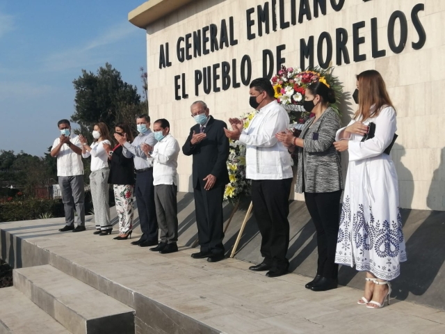 Conmemora Poder Ejecutivo CIII aniversario luctuoso de Emiliano Zapata Salazar