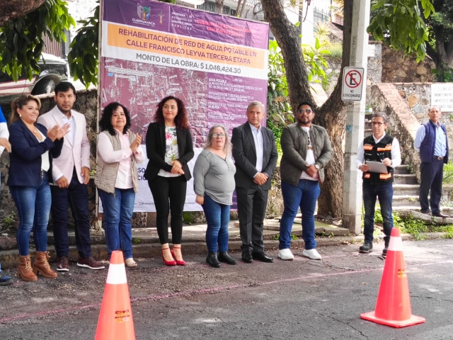 Inicia tercera etapa de rehabilitación de red de agua potable en calle Francisco Leyva