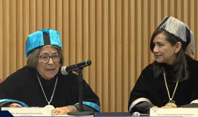 Distingue UAEM a Elsa Margarita Roca Ortega con Doctorado Honoris Causa