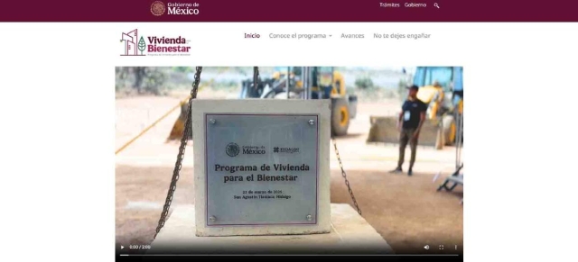 Lanzan micrositio oficial del programa de Vivienda