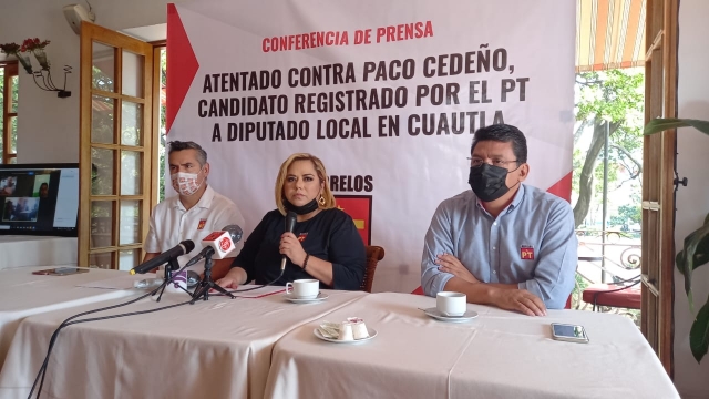Condena PT atentado contra candidato a diputado local por Cuautla
