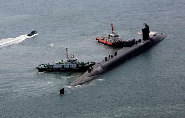Estados Unido despliega submarino nuclear en Corea del Sur