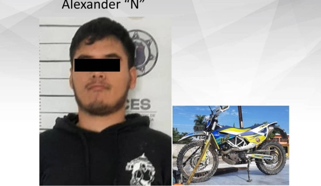 Lo descubrieron en posesión de una moto robada