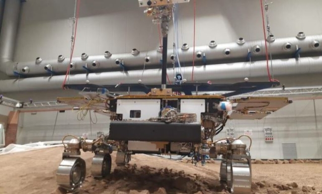 Rover Rosalind Franklin de la ESA, listo para volar a Marte