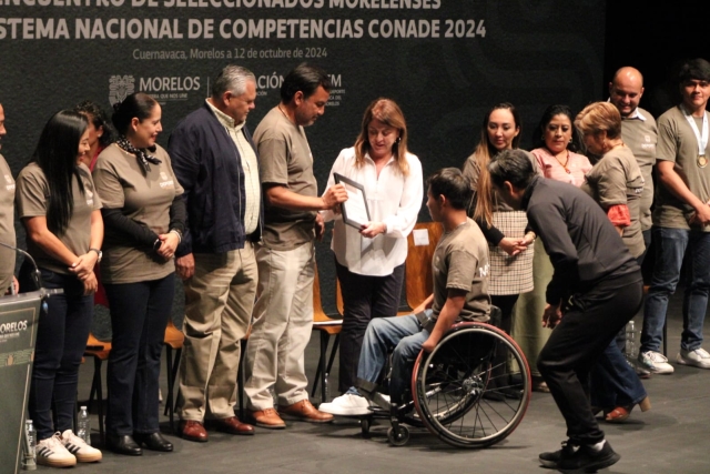 Encabeza gobernadora &#039;Encuentro de seleccionados morelenses del Sistema Nacional de Competencias Conade 2024&#039;