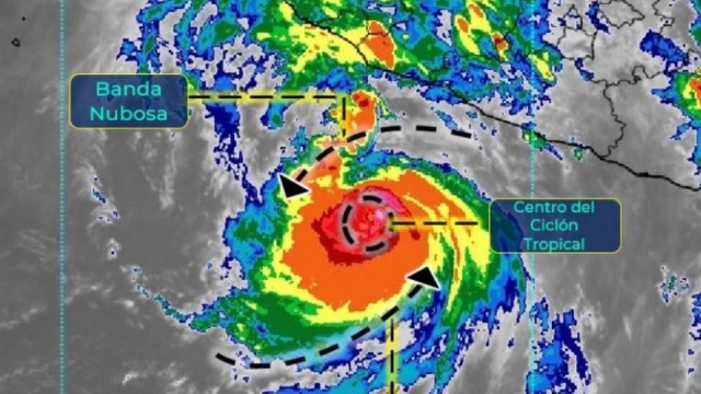 Huracán Bonnie: Se localiza frente a costas de Guerrero y Michoacán, causará lluvias fuertes