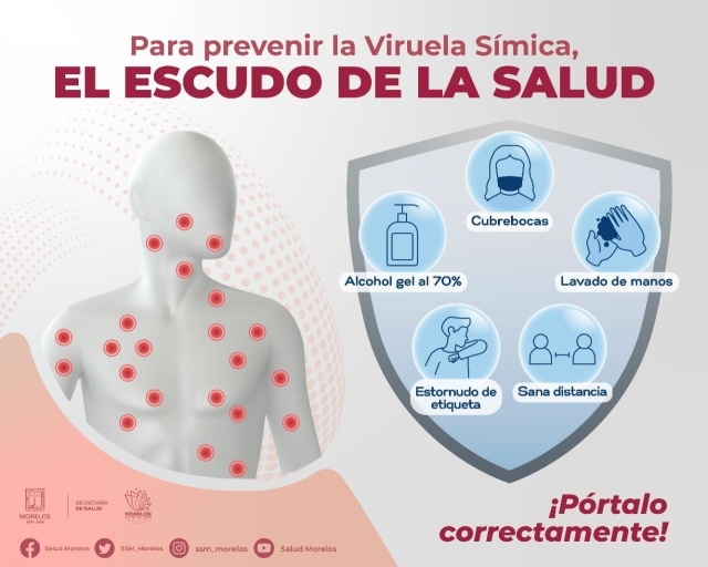 Llama Secretaría de Salud a mantener medidas preventivas contra viruela símica