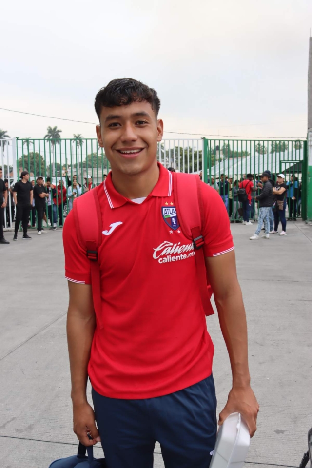 Emiliano Espinoza Sánchez milita con el Atlante desde el 2022.