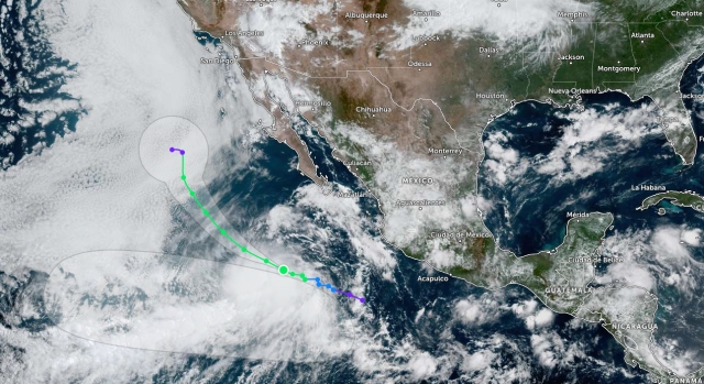 Tormenta tropical 'Juliette' se forma frente a costas de Baja California Sur