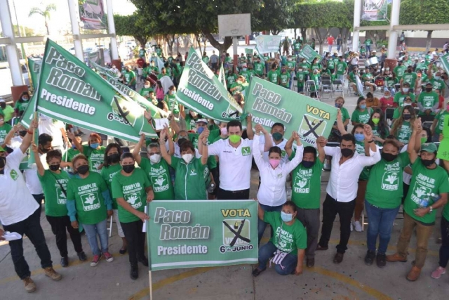 Gran inicio de campaña en la Otilio Montaño del candidato Paco Román a la presidencia municipal de Jiutepec